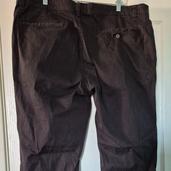 George Slim Fit Pants Men's 42x30 Black Stylish Comfort Stretch - Picture 6 of 7